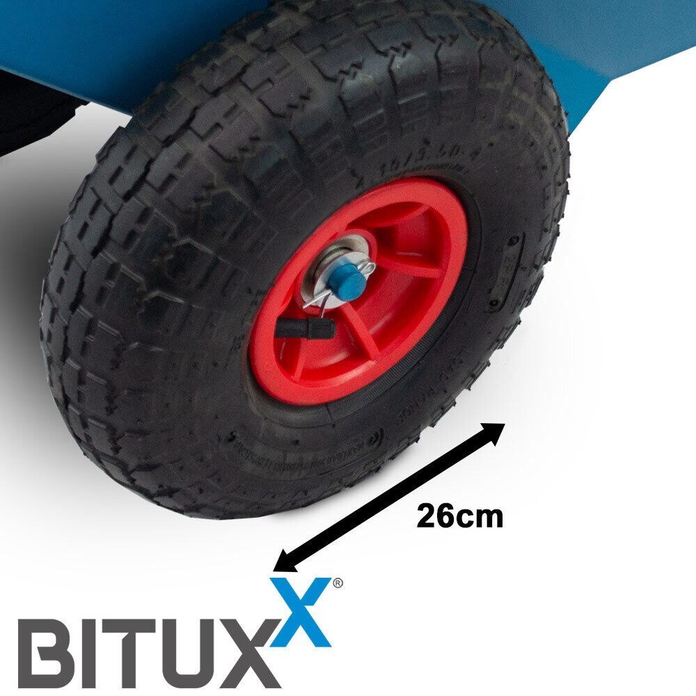 Skládací transportní vozík Bituxx pro přepravu desek GK OSB MDF nosnost do 275 kg MS19187